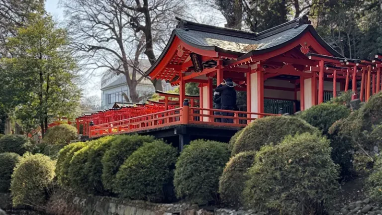 Nezu jinja shrine, tokyo