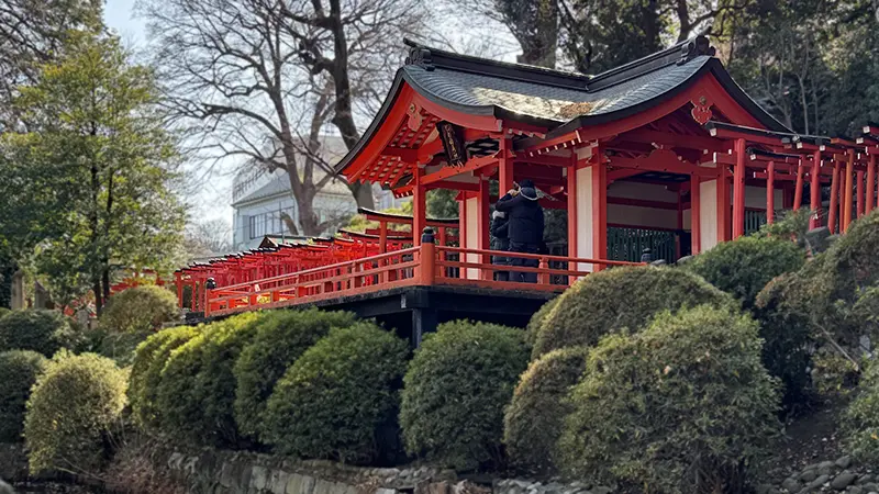 Nezu jinja shrine, tokyo
